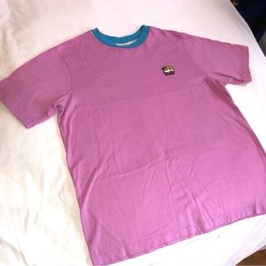 teddy fresh spongebob collab pink t-shirt